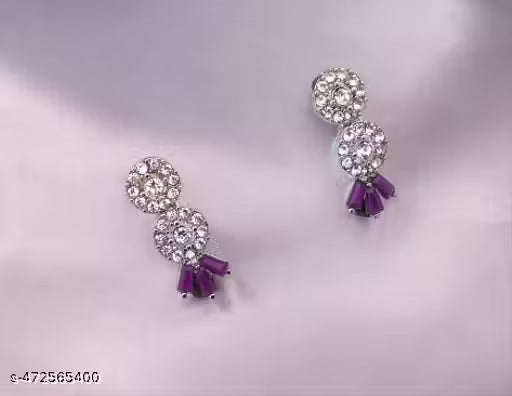Trending Purple  Jewellery Set