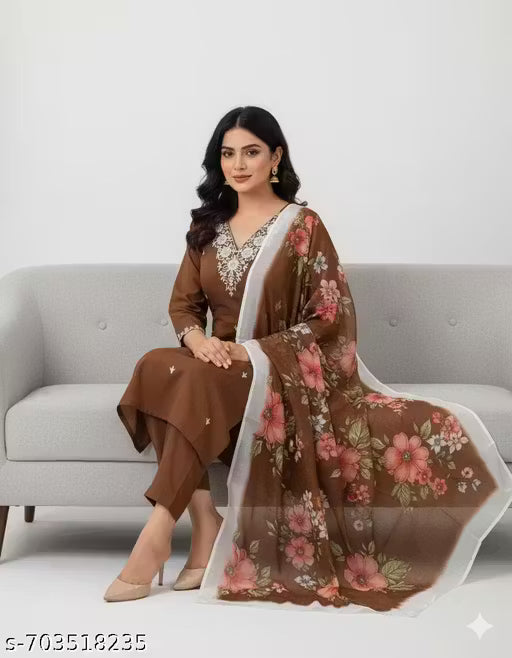 ABHISARIKA ALLURING KURTI WITH DUPPATA