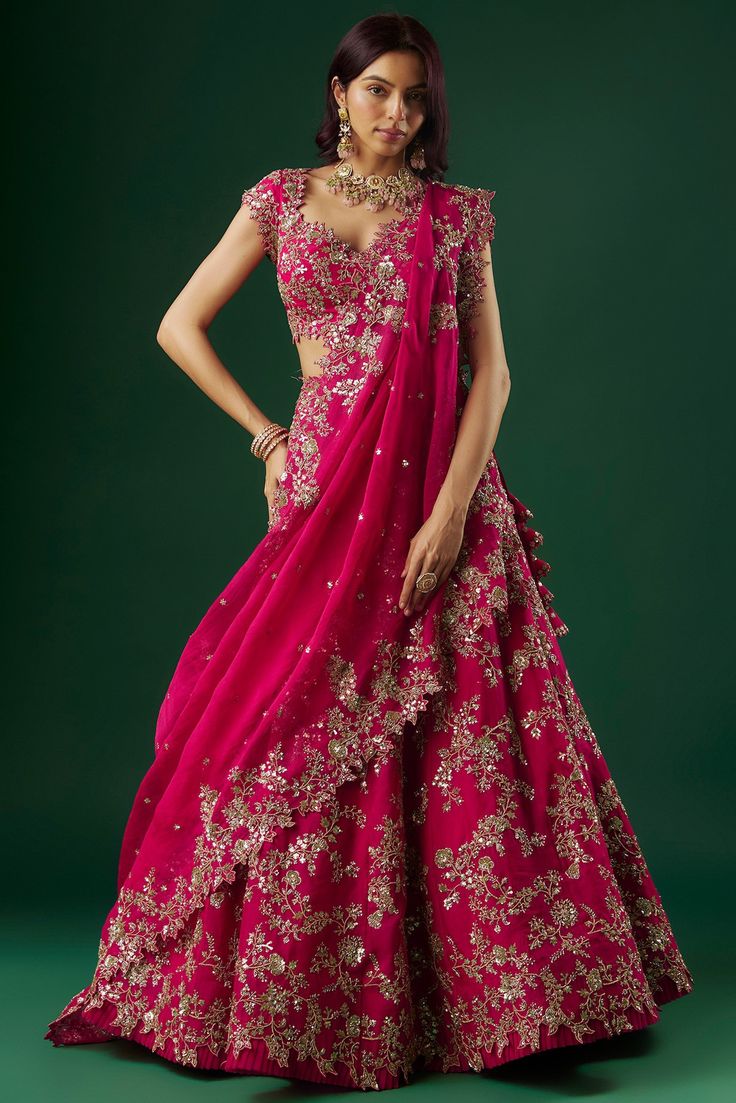 pure dola silk chaniya choli