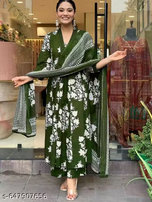 Anarkali Kurta and Pant Set