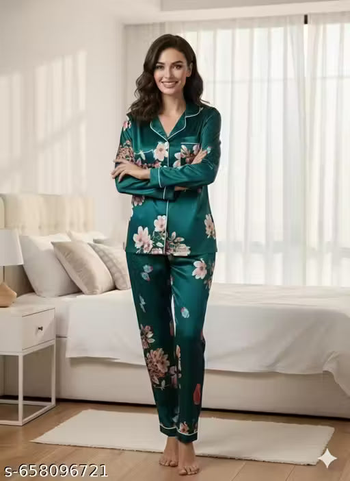 Cotton Silk Green 2pc set