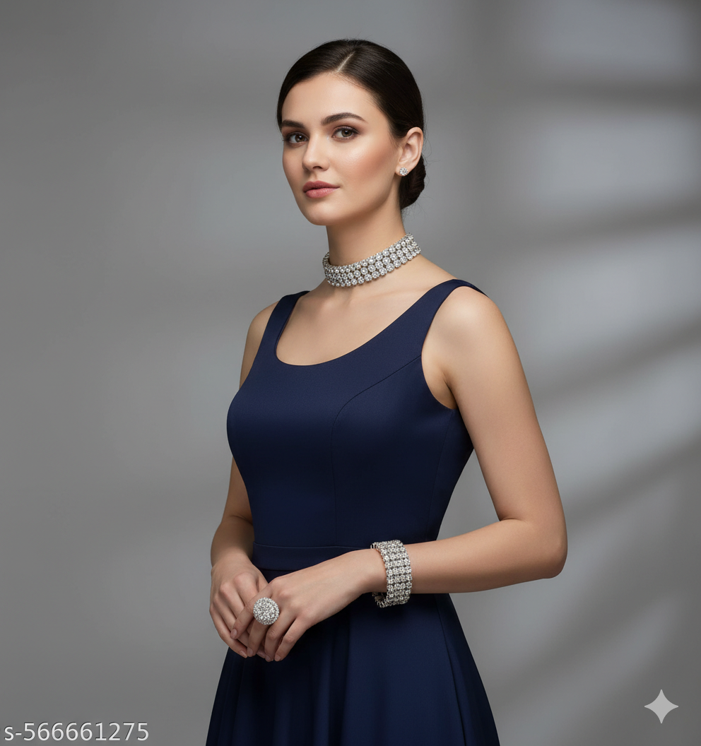 New fancy party wear korean necklace