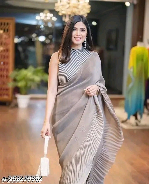 CRUSH SAREE FOR GIRLS