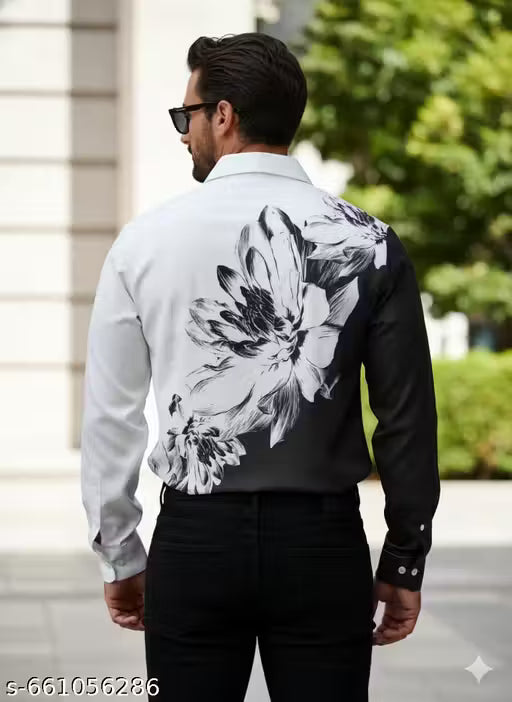 Men’s Stylish Printed full Sleeve Shirt