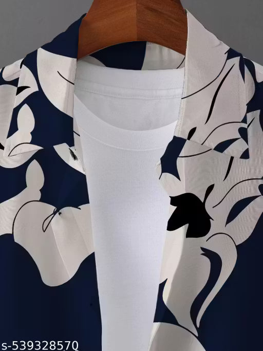 Mens Staylish Casual Lycra Shirt