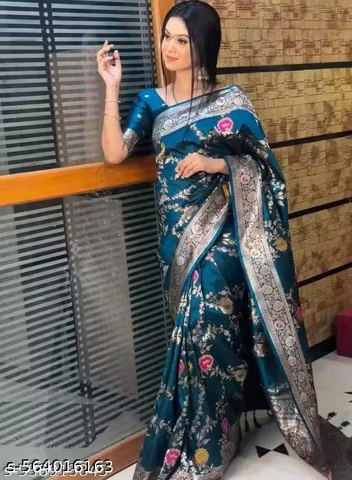 Soft Banarasi silk saree