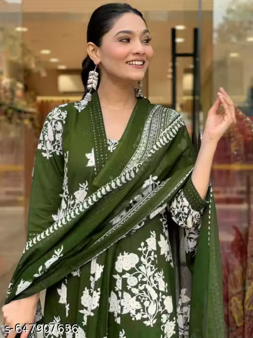 Anarkali Kurta and Pant Set